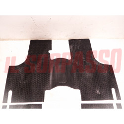 TAPPETI GOMMA INTERNI NERI FIAT 500 D - F - L - R + 126 ORIGINALI LIDLONG