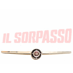 MASCHERINA GRIGLIA BAFFO CALANDRA + STEMMA FIAT 850 COUPE 1 SERIE ORIGINALE