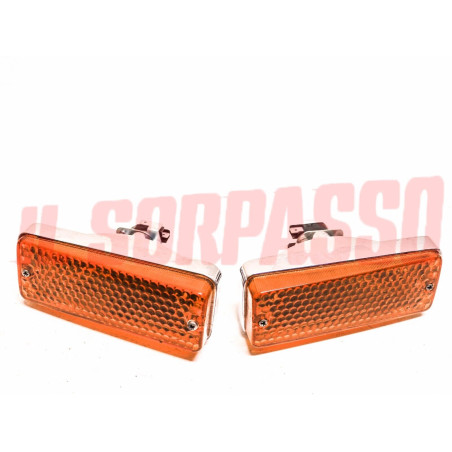 FANALINI ANTERIORI FRECCE ARANCIO FIAT 124 COUPE - 850 COUPE 2 SERIE ORIGINALI