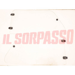 VETRI LATERALI APRIBILI VOLETTI DESTRO SINISTRO BIANCHI FIAT PANDA 30 45 4x4