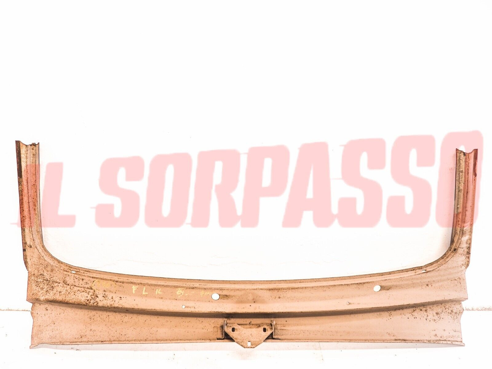 TRAVERSA + MONTANTI SOTTO PARABREZZA SPECCHIERA FIAT 500 F L R ORIGINALE