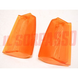 PLASTICHE FANALINI ANTERIORI DESTRO + SINISTRO FIAT PANDA 750 1000 CARELLO