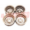 4 CERCHI RUOTA ALFA ROMEO ALFETTA + GIULIETTA ORIGINALI 5,5x14