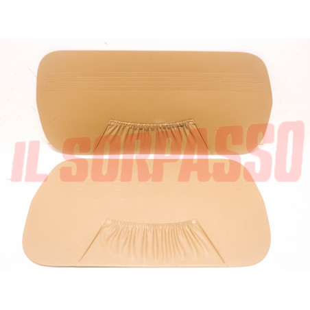 PANNELLI PORTA CONTROVENTO ANTERIORI BEIGE FIAT 600 E FANALONA 750 ORIGINALI