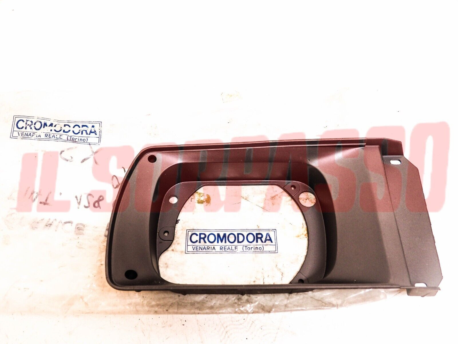 CORNICE CERCHIO FARO FANALE SINISTRO FIAT 128 COUPE S ORIGINALE CROMODORA