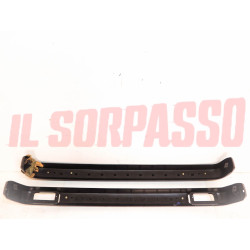 PARAURTI ANTERIORE + POSTERIORE NERO FIAT 128 3P 3 PORTE ORIGINALI