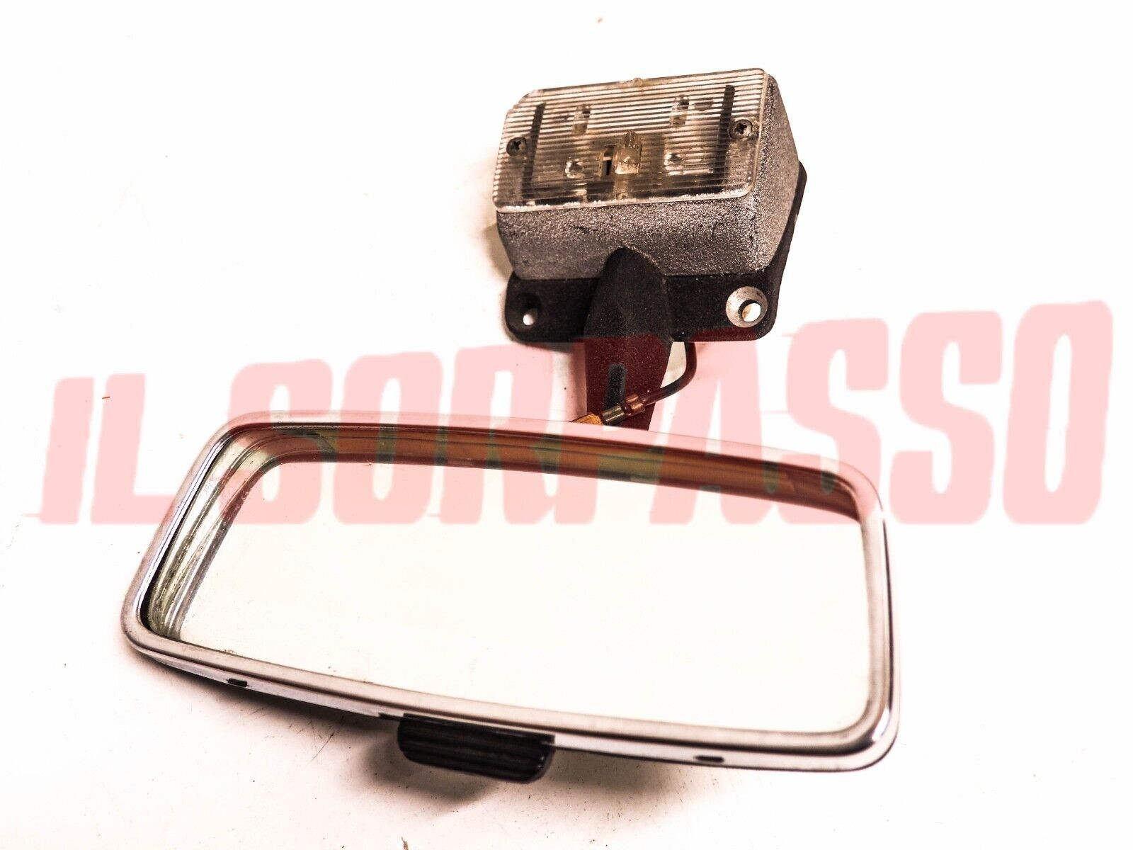 SPECCHIO RETROVISORE ACCESSORIO FIAT 850 BERLINA SPECIAL COUPE SPIDER CON LEVA