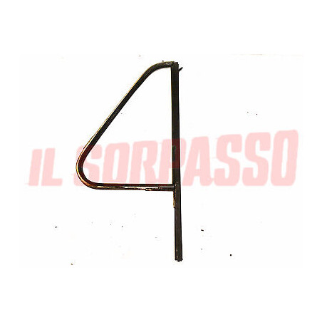 DEFLETTORE DESTRO FISSO VETRO GUARNIZIONE FIAT 600 850 900 CORIASCO ORIGINALE