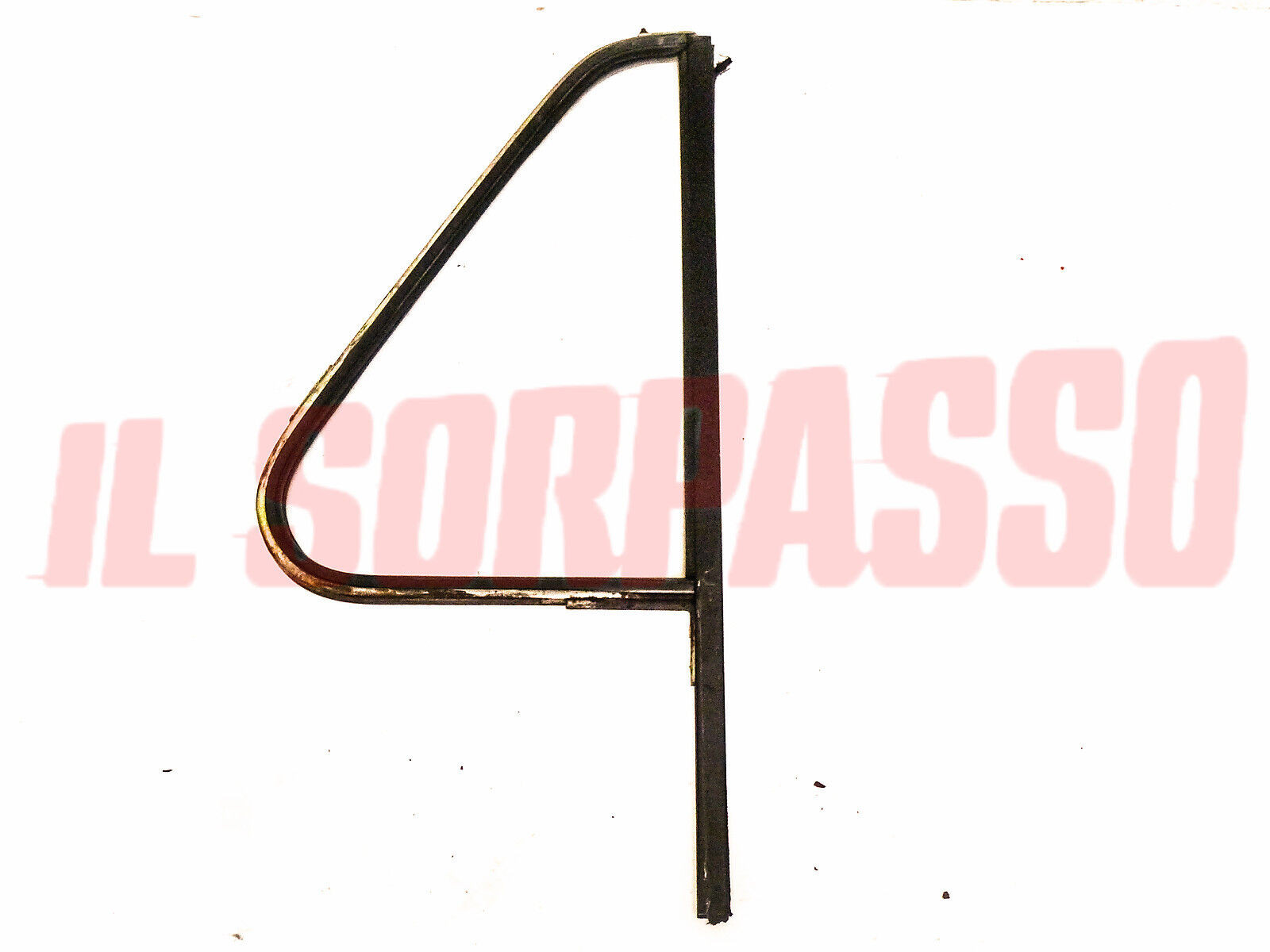 DEFLETTORE DESTRO FISSO VETRO GUARNIZIONE FIAT 600 850 900 CORIASCO ORIGINALE