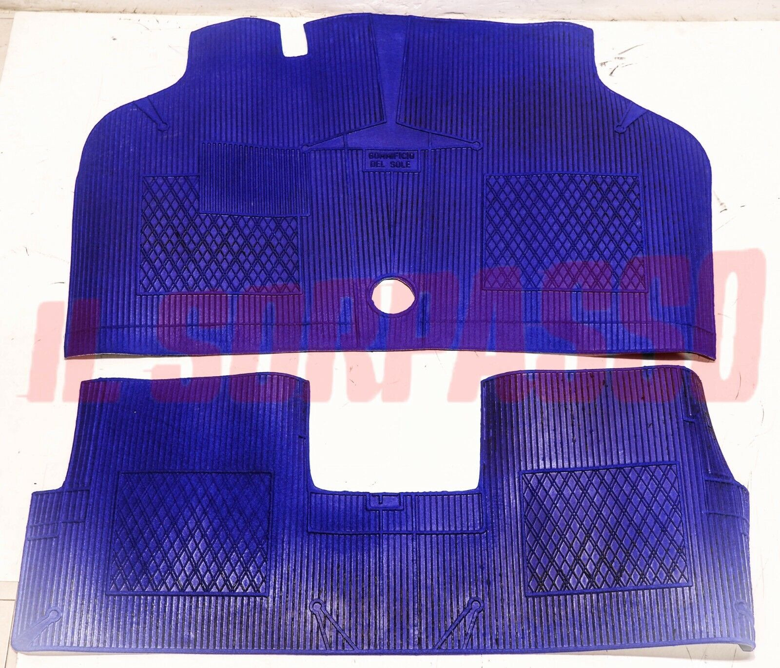 SOPRA TAPPETI IN GOMMA INTERNI BLU FIAT PANDA 30 45 4x4