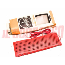 COPRI VOLANTE ROSSO CON FILO FIAT 500 600 850 124 125 126 127 128 A112 ABARTH