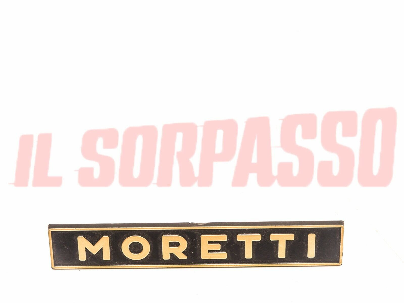 SCRITTA SIGLA FUORI SERIE MORETTI FIAT 126 127 ORIGINALE