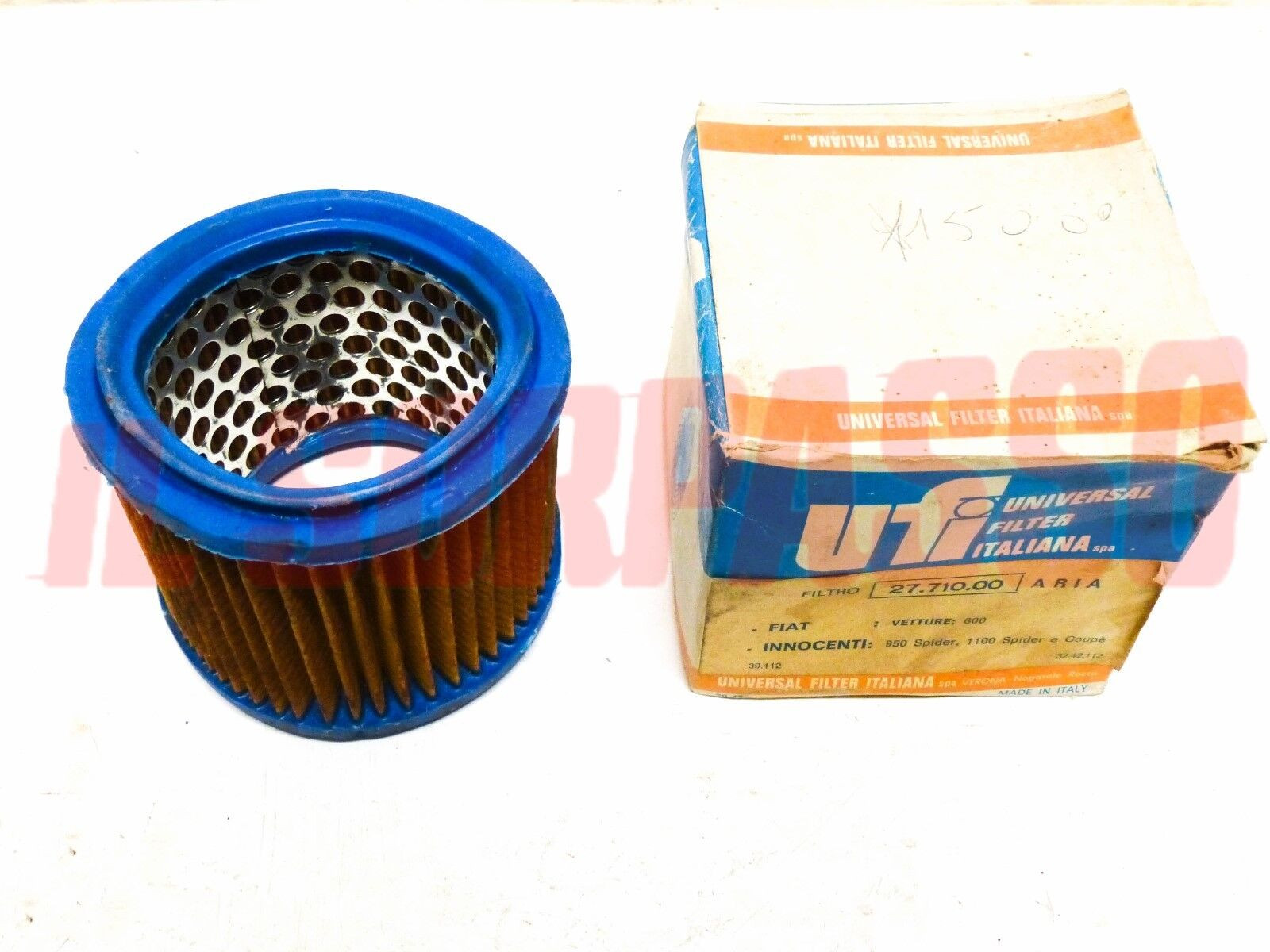 FILTRO ARIA UFI FIAT 600 + MULTIPLA INNOCENTI COUPE SPIDER 950 1100 ORIGINALE