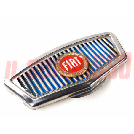 MASCHERINA GRIGLIA + STEMMA LOGO ACCESSORIO FIAT 600 750 ABARTH NOS