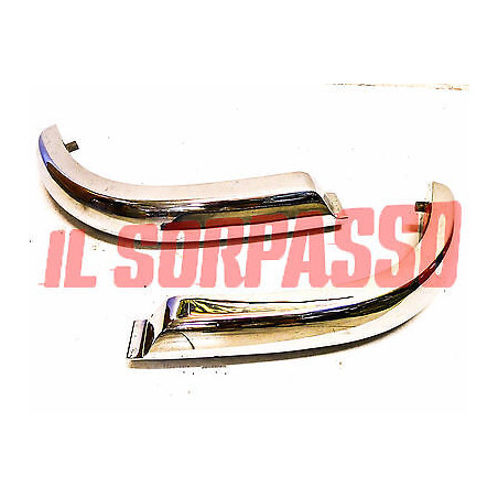 PARAURTI POSTERIORI DESTRO SINISTRO FIAT 1100 T MILITARE ORIGINALI REAR BUMPER