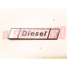 SCRITTA SIGLA FANALE POSTERIORE DESTRO FIAT 131 DIESEL IN PLASTICA ORIGINALE