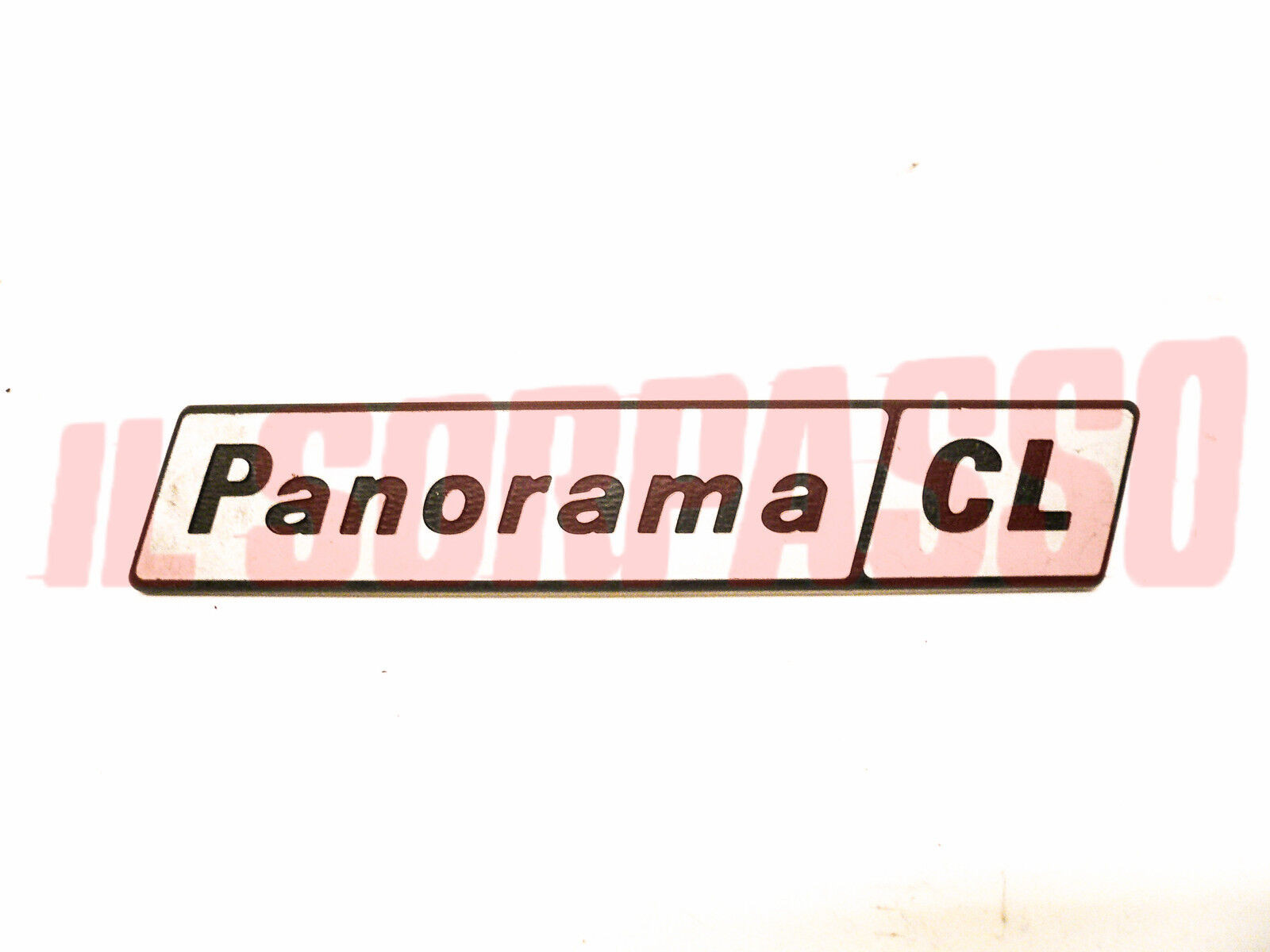 SCRITTA SIGLA FANALE POSTERIORE DESTRO FIAT 131 PANORAMA CL ALLUMINIO ORIGINALE