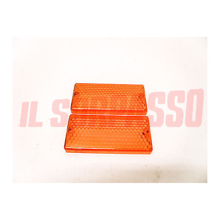 PLASTICHE ARANCIO FANALINI ANTERIORI FRECCE FIAT 124 SPECIAL 1 SERIE