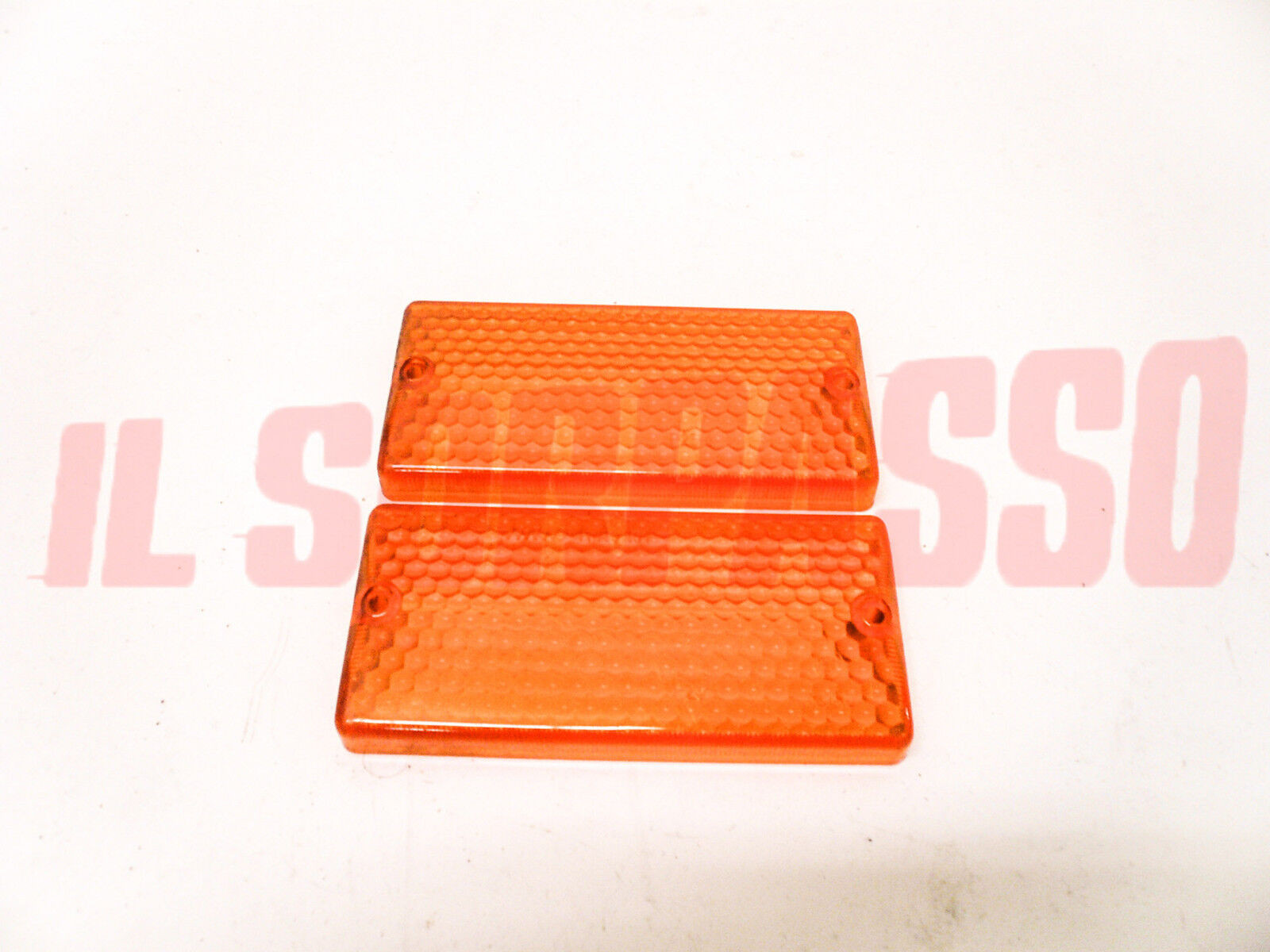 PLASTICHE ARANCIO FANALINI ANTERIORI FRECCE FIAT 124 SPECIAL 1 SERIE