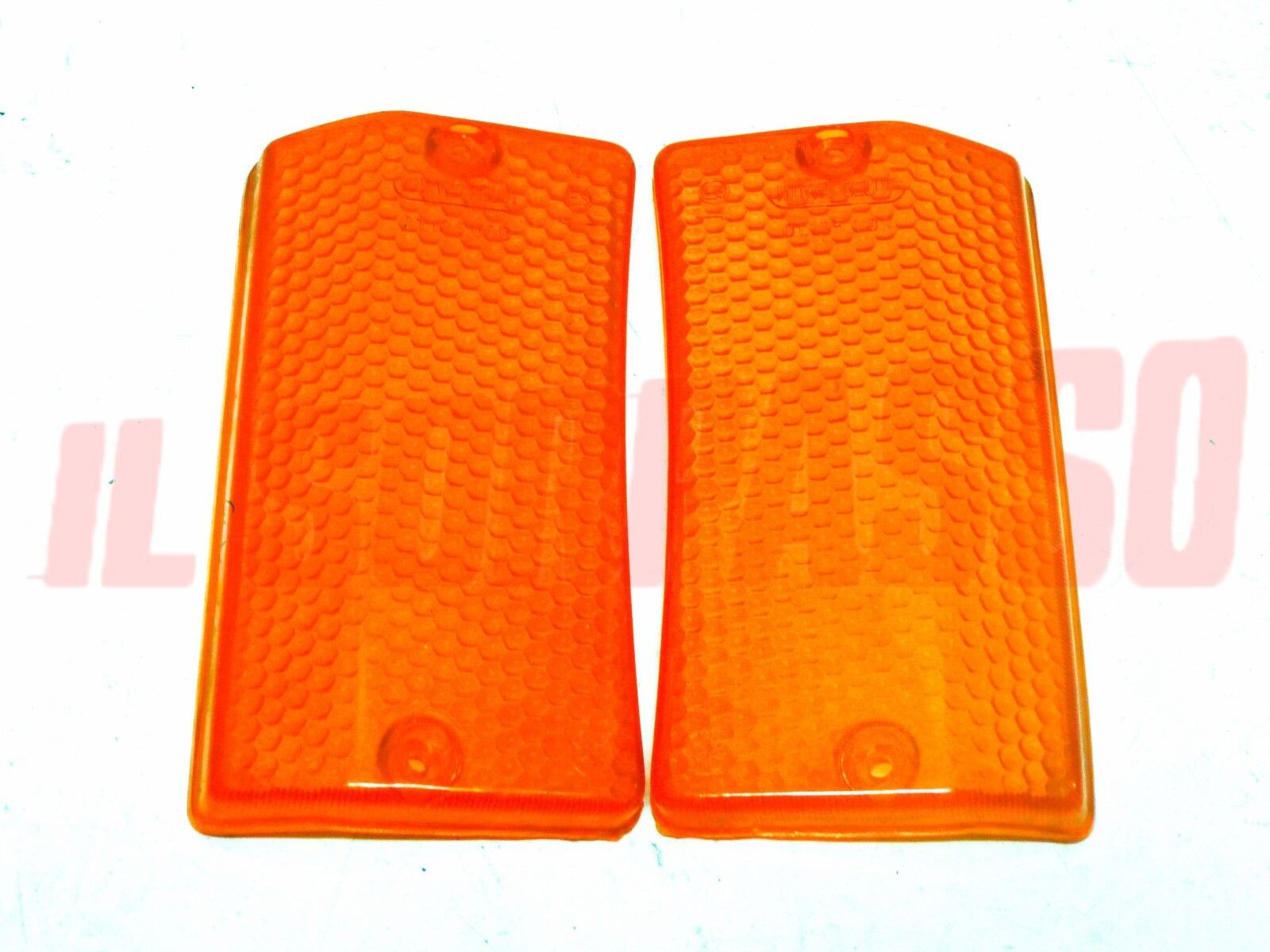 PLASTICHE ARANCIO FANALINI ANTERIORI FRECCE FIAT 124 SPECIAL 2 SERIE