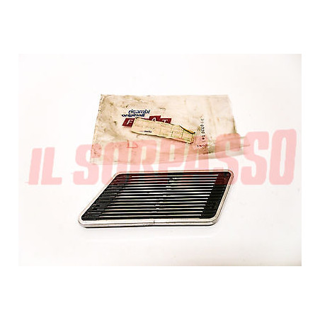 PRESE ARIA GRIGLIA DESTRA FIAT 124 125 BERLINA SPECIAL PLASTICA CROMATA + NERA