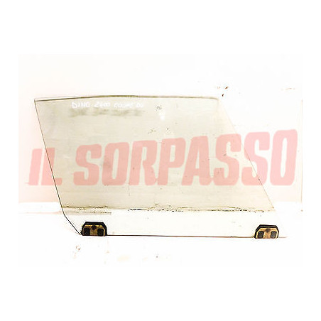 VETRO SCENDENTE PORTA DESTRA FIAT DINO COUPE 2400 AZZURRATO ORIGINAL RIGHT GLASS