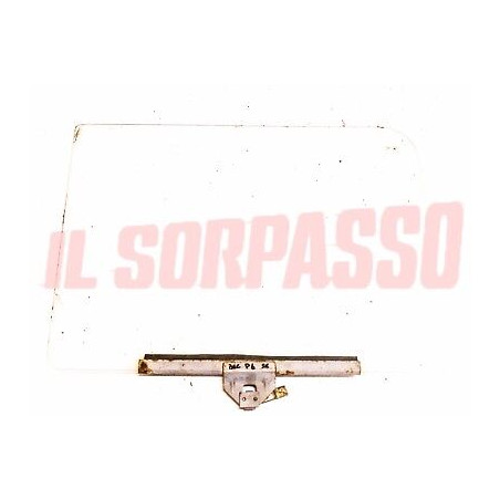 VETRO SCENDENTE SINISTRO PORTA + ASTA BASE FIAT 850 900 T FAMILIARE - PULMINO