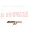 VETRO SCENDENTE SINISTRO PORTA + ASTA BASE FIAT 850 900 T FAMILIARE - PULMINO