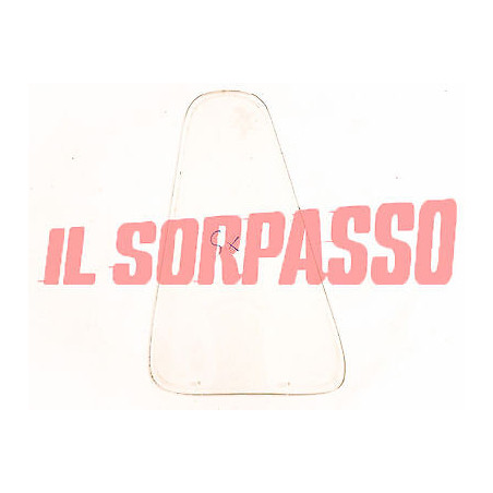 VETRO TRIANGOLARE FISSO POSTERIORE SINISTRO FIAT 600 T 850 900 T E PULMINO