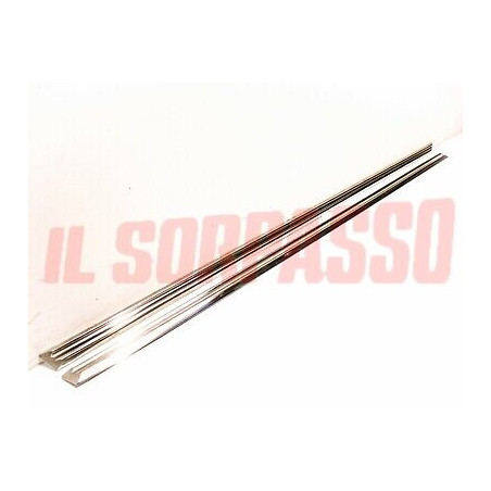 MODANATURE PROFILI SOTTOPORTA DESTRO SINISTRO FIAT 124 SPECIAL INOX ORIGINALI