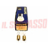 COPPIA LAMPADINE ORIGINALI PHILIPS AUTO CAMION TRATTORE 6 VOLT 21 WATT