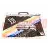 KIT ADESIVI STRISCE SERIGRAFIE LATERALI ARGENTO FIAT 127 SPORT ORIGINALI