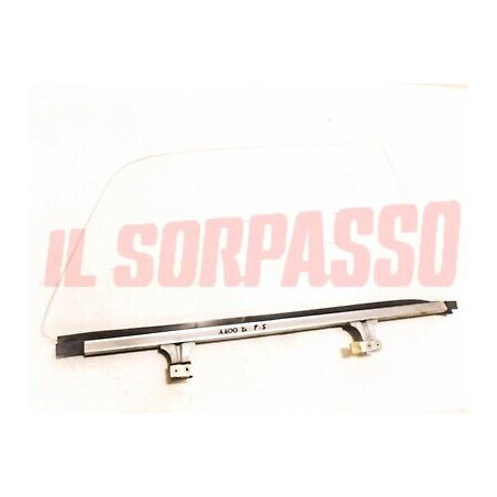 VETRO SCENDENTE ASTA GUARNIZIONE PORTA POSTERIORE SINISTRA FIAT 1100 D ORIGINALE