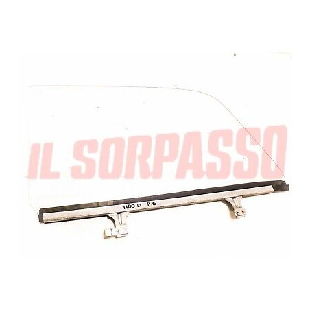 VETRO SCENDENTE ASTA GUARNIZIONE PORTA POSTERIORE DESTRA FIAT 1100 D ORIGINALE