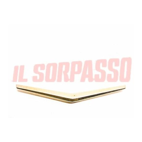 MASCHERINA BAFFO STEMMA FREGIO FIAT 850 COUPE SPORT 3 SERIE DORATO IN PLASTICA