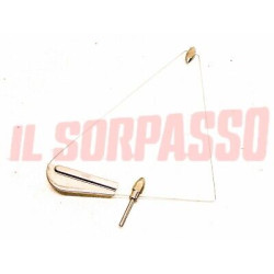 VETRO DEFLETTORE SINISTRO FIAT 127 1 SERIE 1 TIPO CON PLACCHETTA ORIGINALE