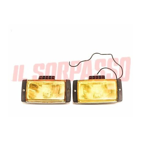 FENDINEBBIA RETTANGOLARI GIALLI BOSCH AUTOBIANCHI A112 FIAT 127 128  124 125 