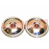 COPPE RUOTA BORCHIE CERCHI 2 PZ FIAT 600 E - 850 BERLINA  FUORI SERIE ACCESSORI